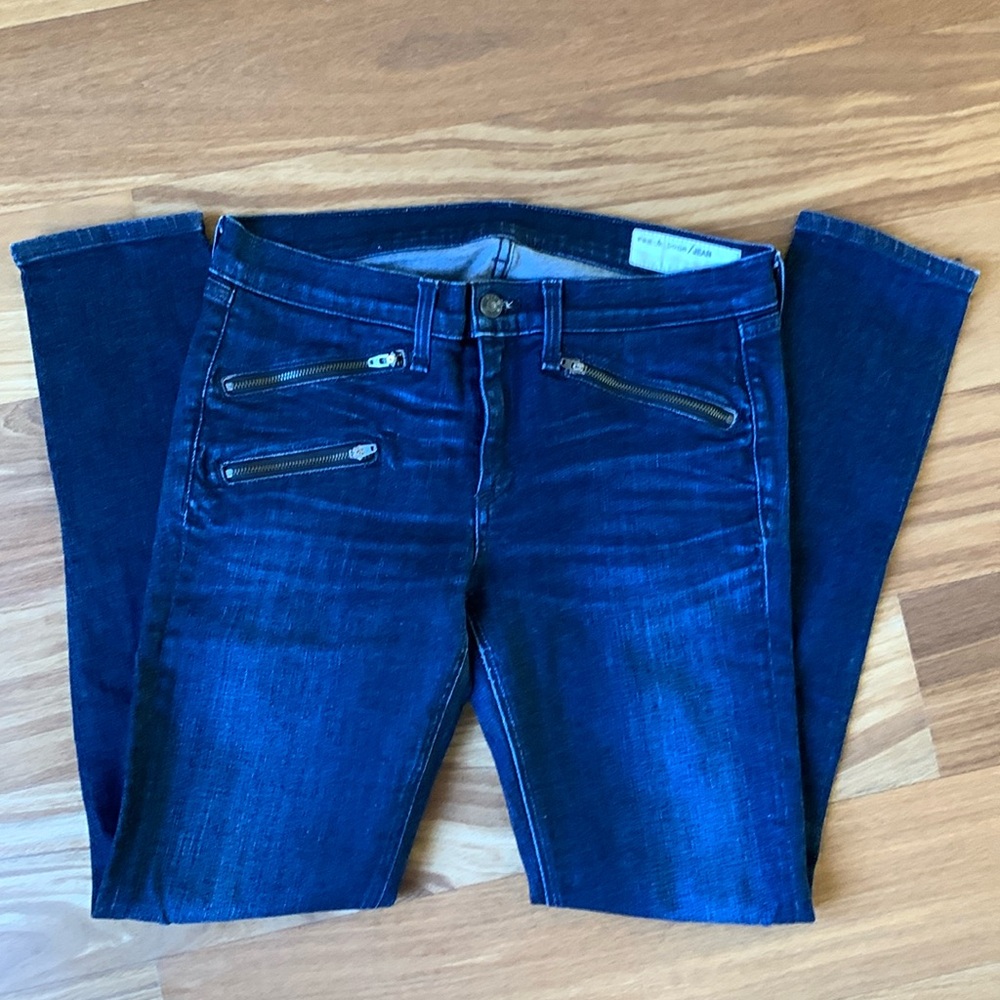 Rag & Bone ankle zip skinny jeans size 29